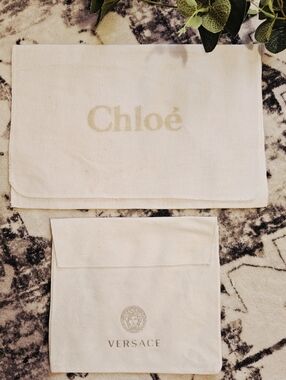 Chloe+Versace Wallet Dustbags Bundle
